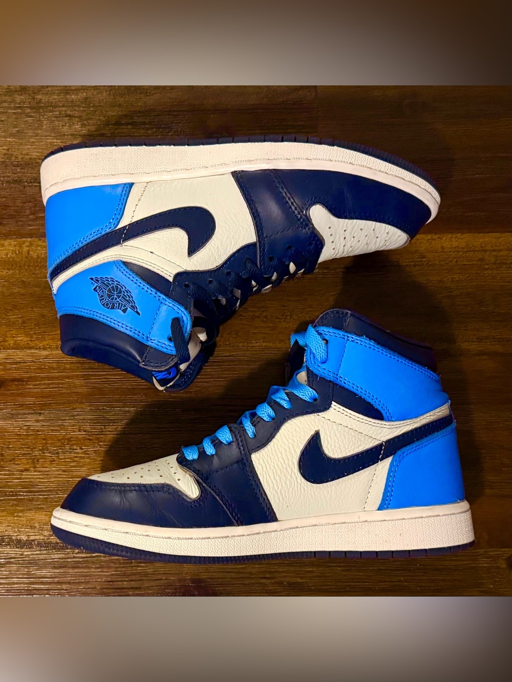 Nike Air Jordan 1 High OG UNC - Size 5.5Y - Obsidian Blue Sail READ DEAL SUMMER